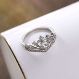 Crown-Shaped Engagement Ring image 2