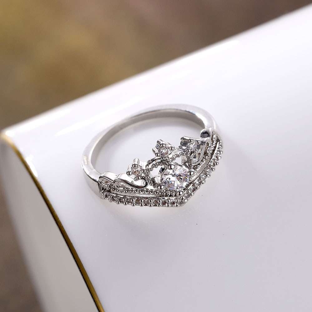 Crown-Shaped Engagement Ring image 2
