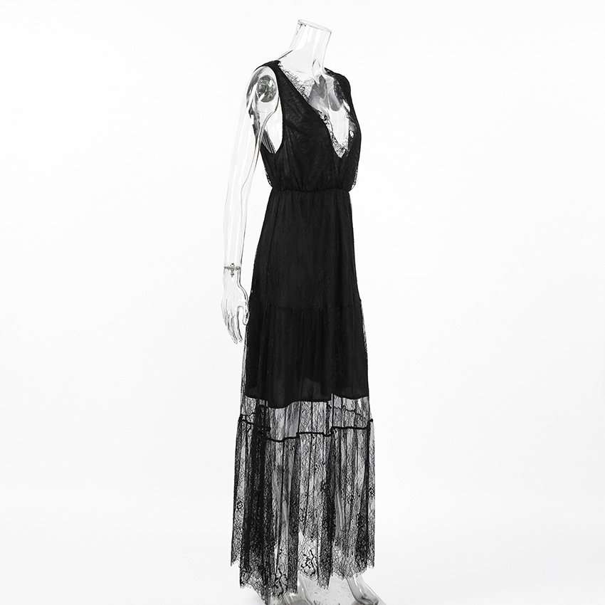 Lace Bohemian Maxi Dress image 4