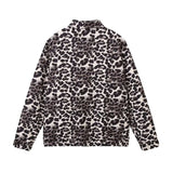 Stylish Leopard Print Bomber Jacket image 3