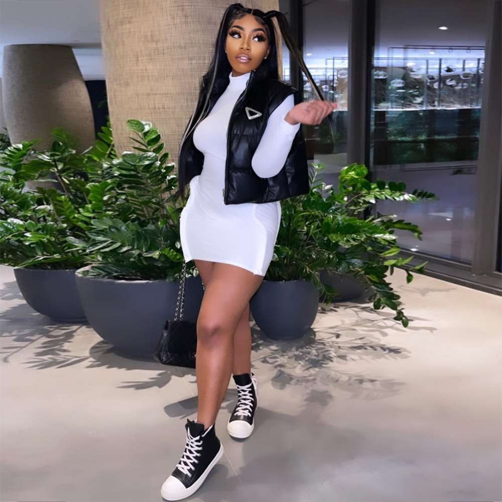 Urban Noir Puffer Vest - S, Black image