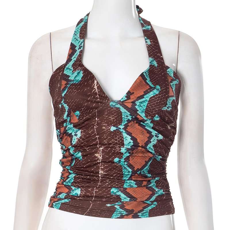 Aesthetic Pleated Crop Top image 3