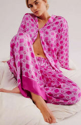 Morning Glory Pyjama Set - S, Rose image