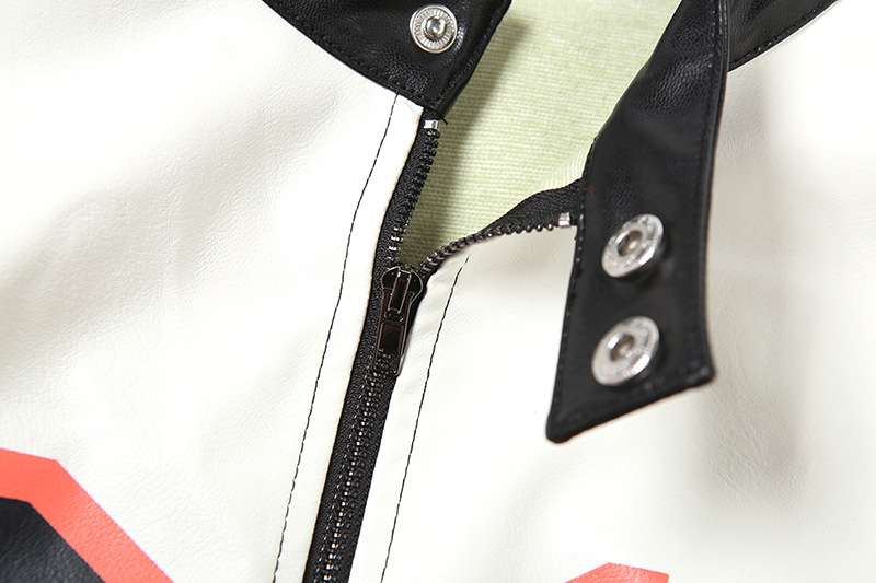 Patchwork Cyber Racer Jacket image 6