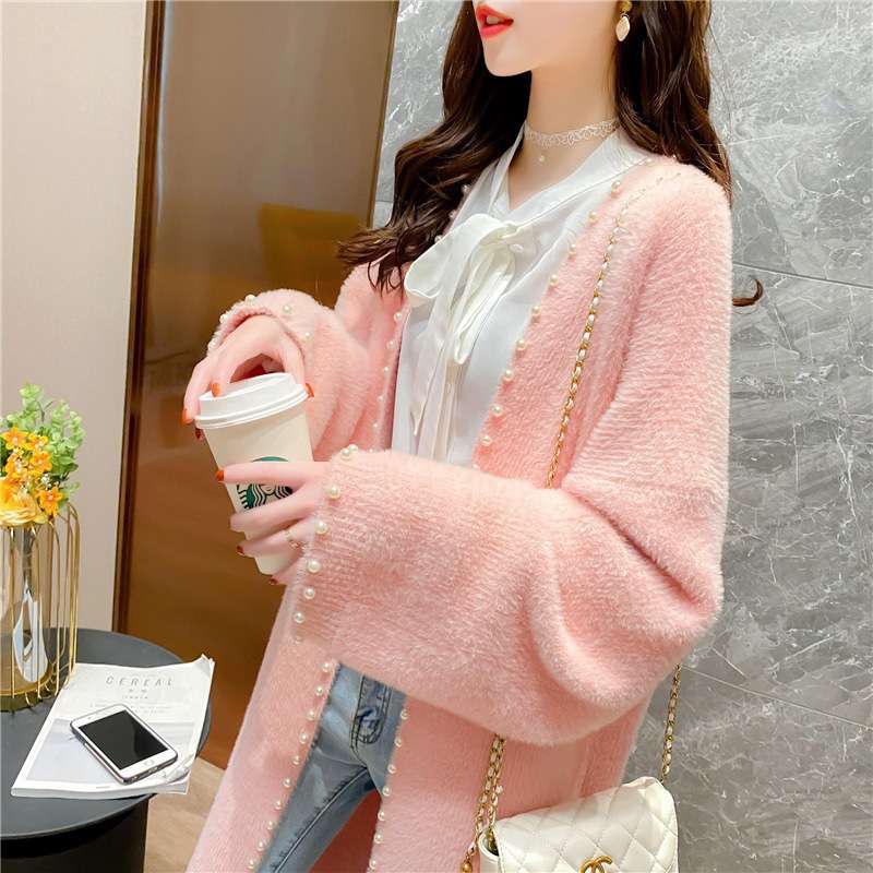 Pearl-Luxe Knit Cardigan image 2