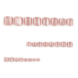 Cat Eye Effect Pedicure Nail Polish image 1