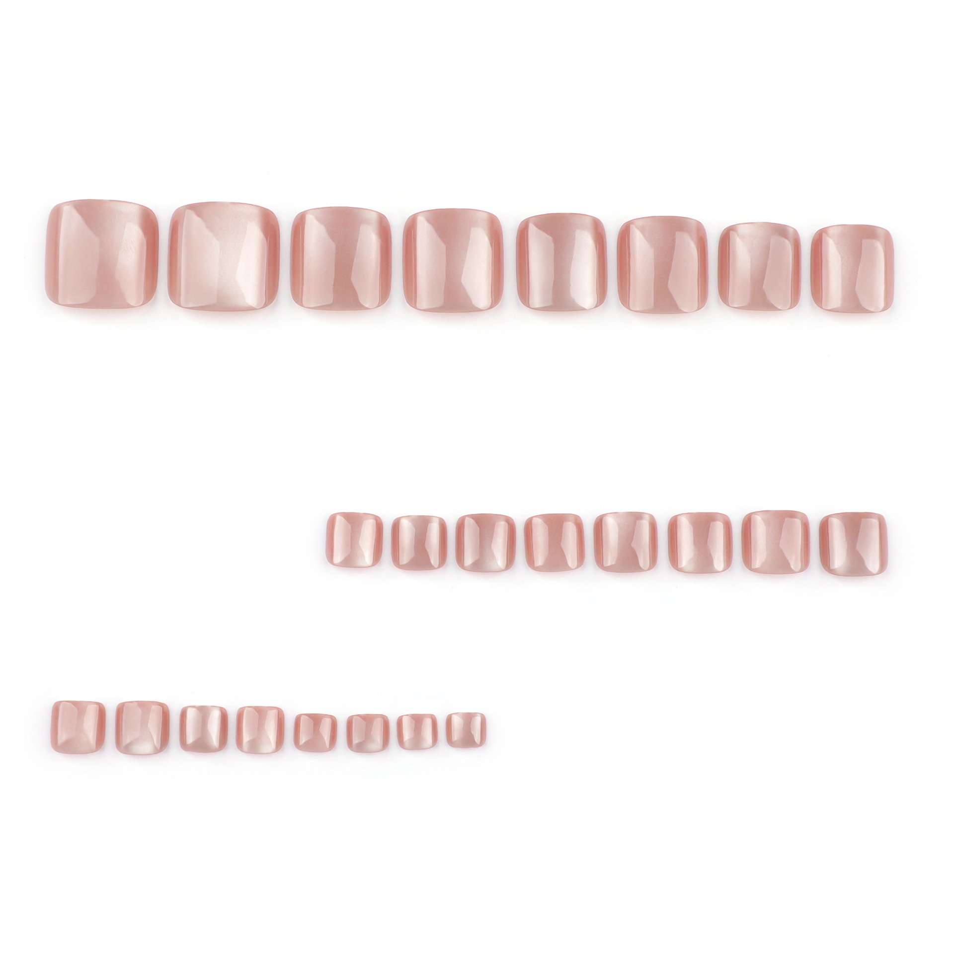 Cat Eye Effect Pedicure Nail Polish image 1