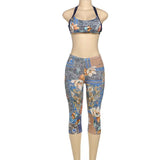 Tank Top & High Waisted Skinny Shorts Set image 2