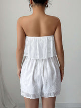 Off-Shoulder Ruffle Dress with Smocked Waist image 2