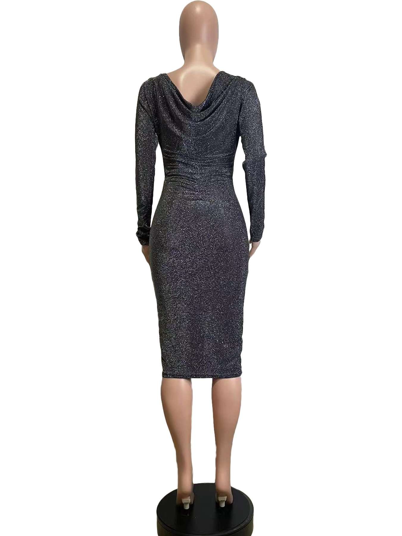 Spring Sexy Long Sleeve Slim Dress image 2