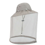 Wide-Brim Mesh Sun Hat