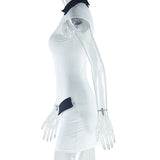 Monochrome Chic Bodycon Dress image 3