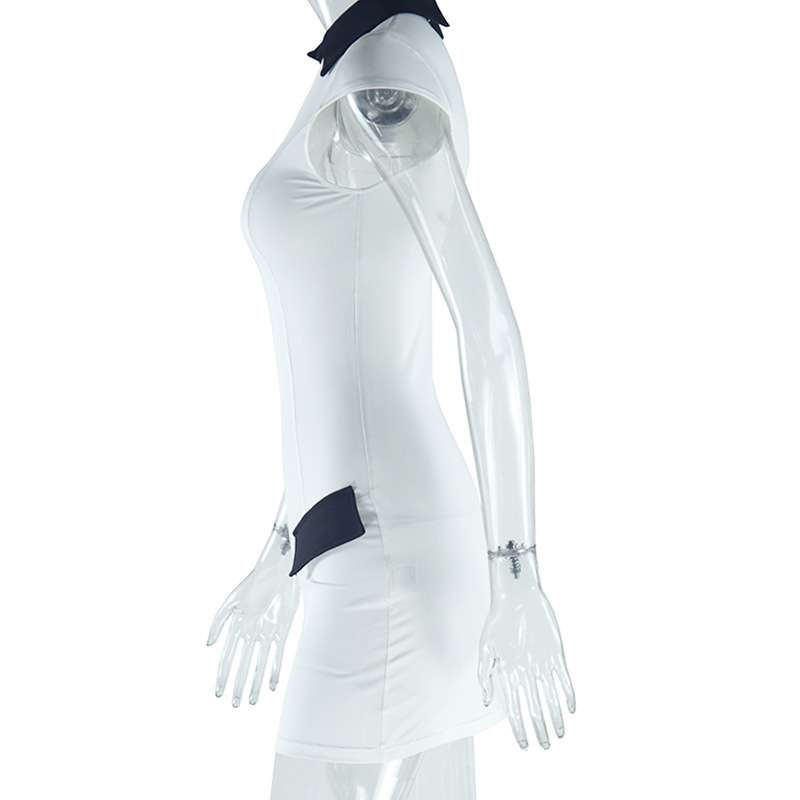 Monochrome Chic Bodycon Dress image 3