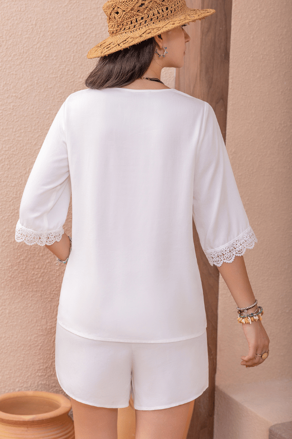 Enchanted V-Neck Romper image 2