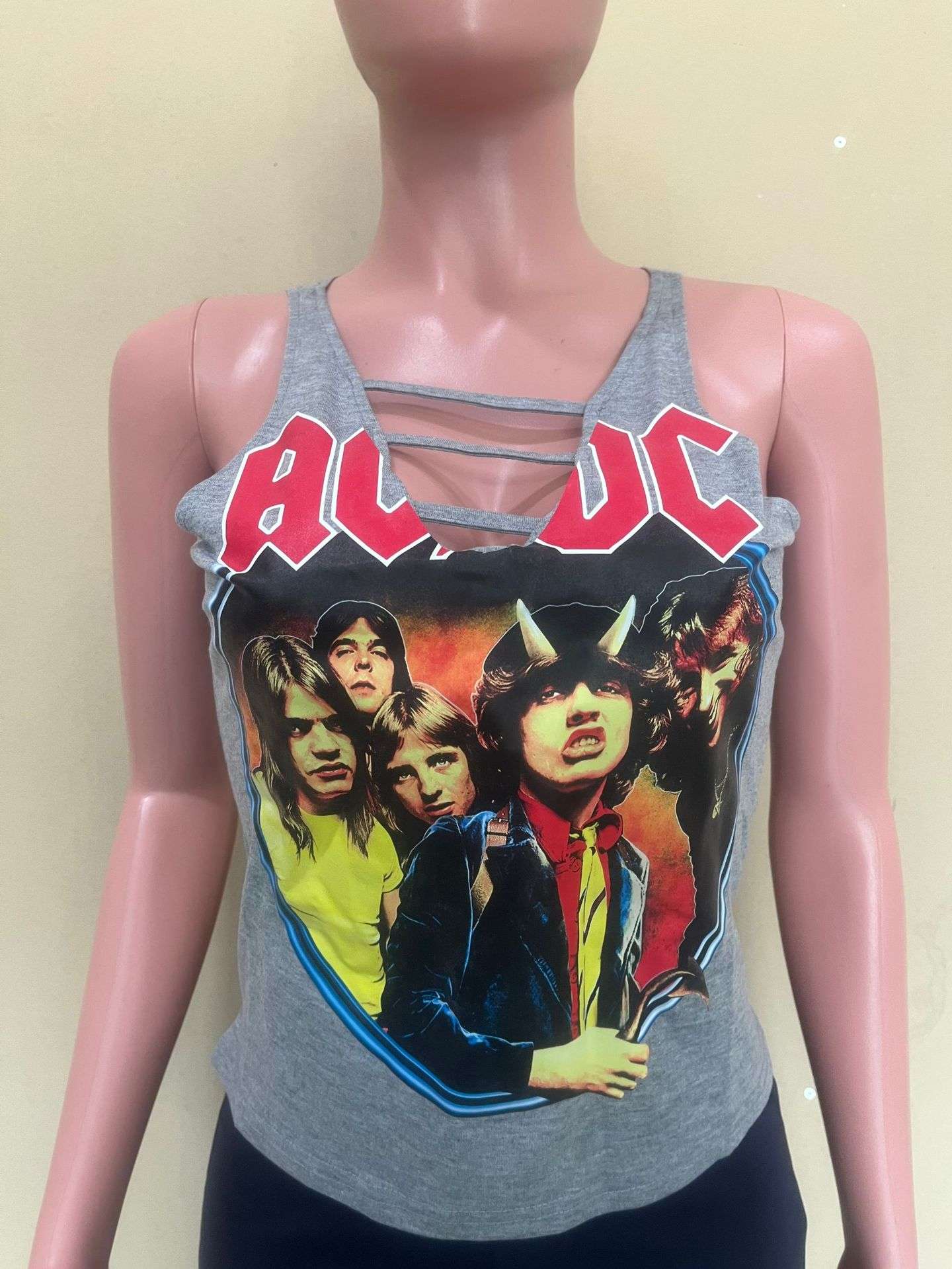 Graphic Cutout Tank Top image 2