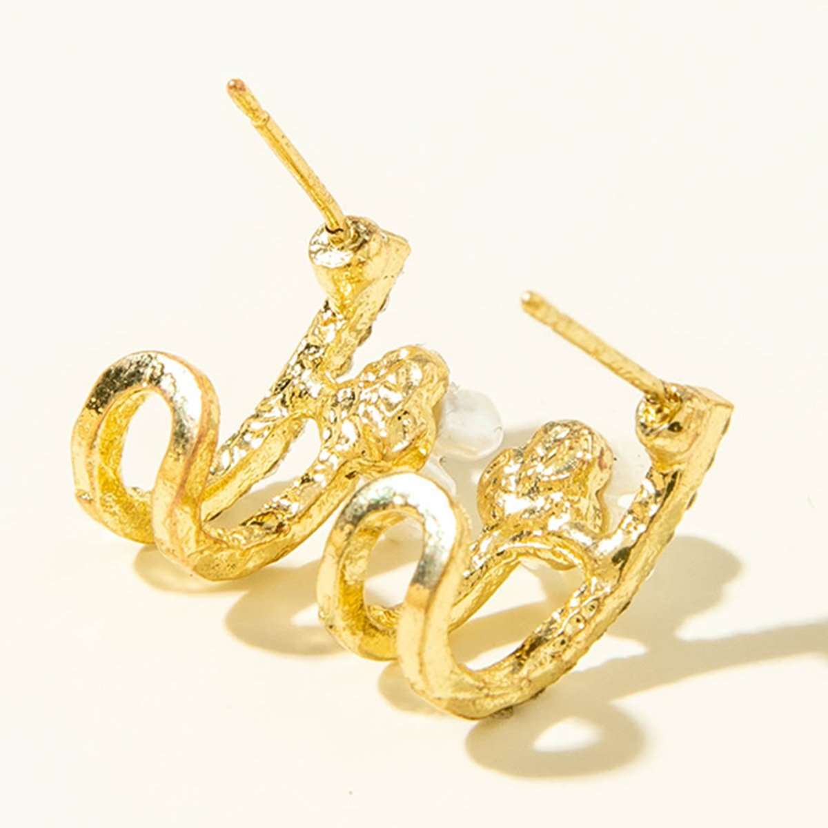 Floral Hoop Earrings image 5