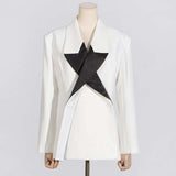 Patchwork Star Loose Chic Blazer image 2