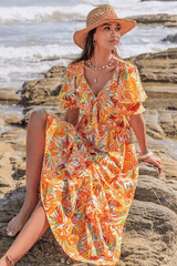 Trendy Bohemian Printed Casual Vacation Dress For Women image 0