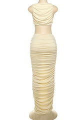 Sculpted Ruched  Elegance Two Piece Set image 6