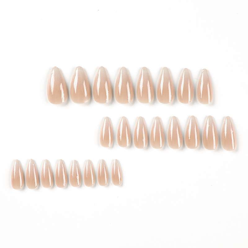 Ombre Almond-Shaped Acrylic Nails image 3