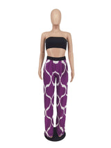 Printed Wide Leg Trouser image 1