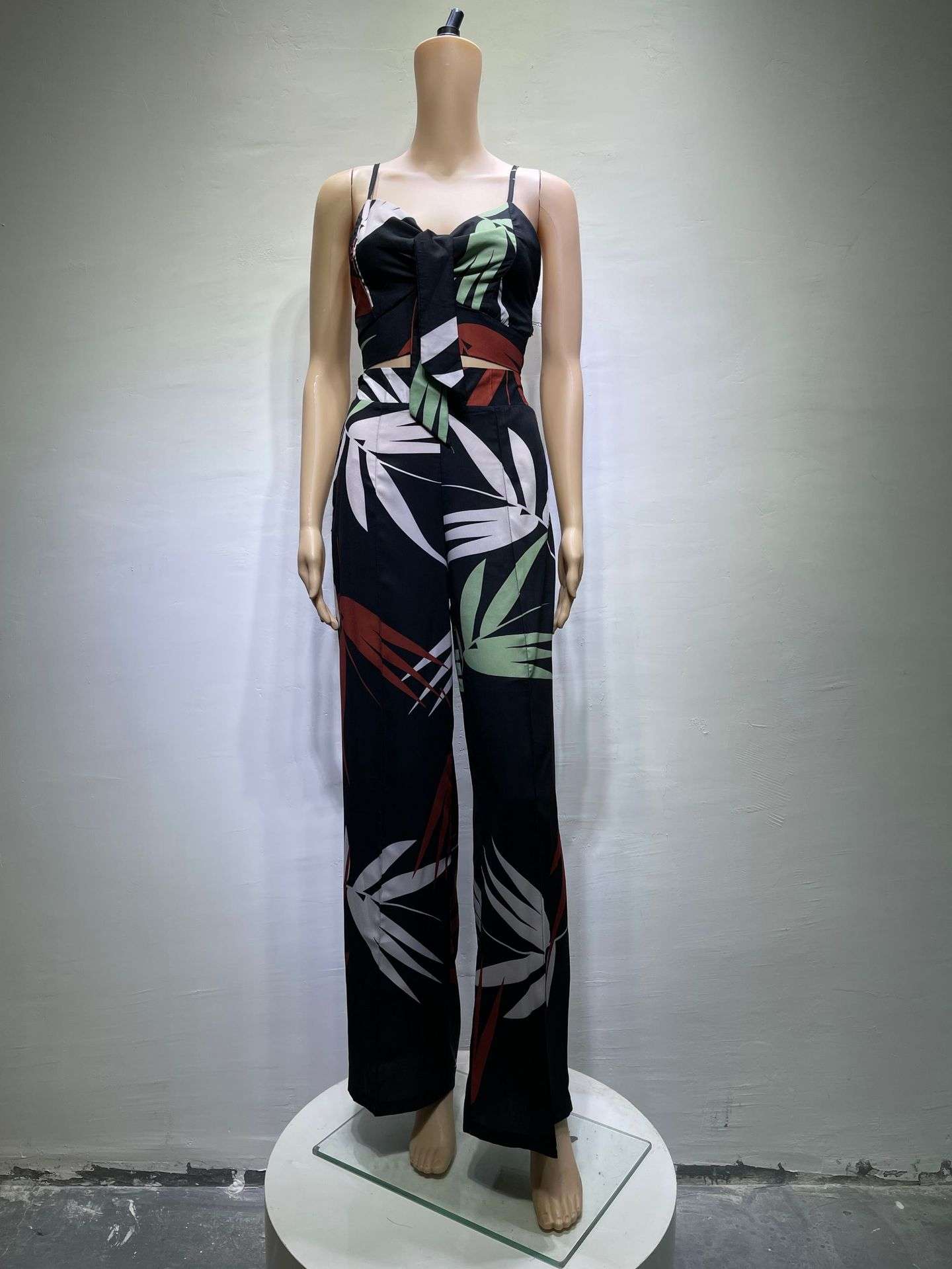 Tropical Print Two-Piece Set image 6