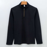 Oversized Fit Sweatshirt with Zip - L, Black image