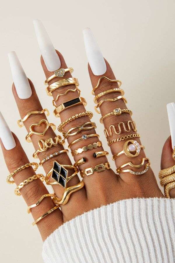 Luxe Statement Ring Set image 0