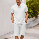 Short-Sleeve Shirt and Shorts Set image 2