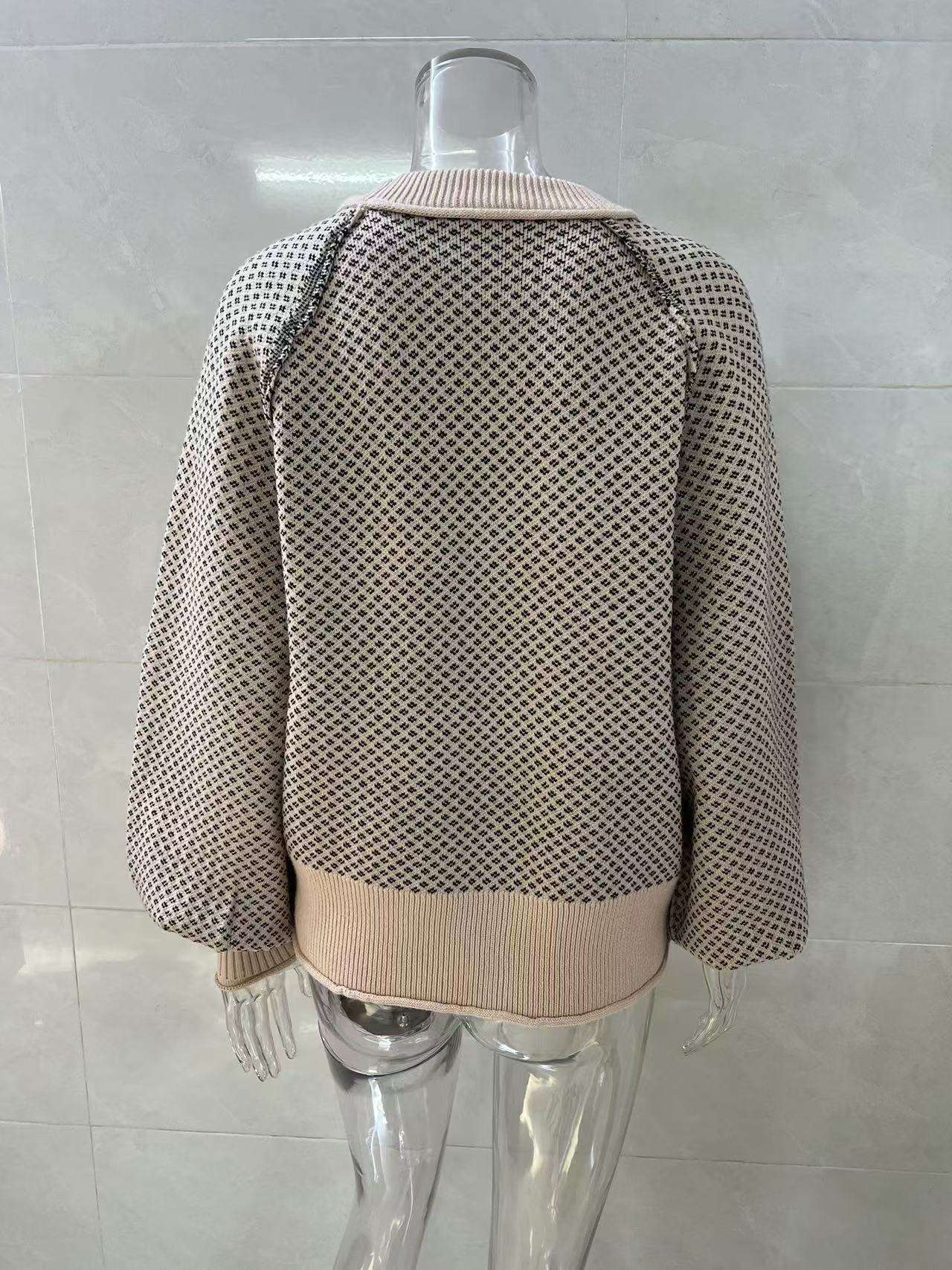 Oversize Knit Sweater Pullover image 8