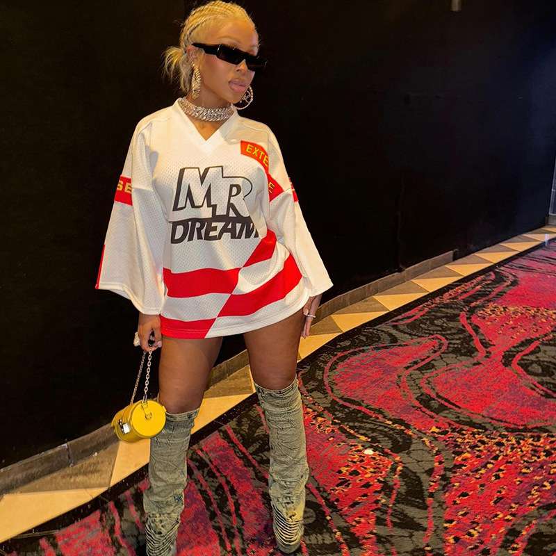 Dreamscape Extreme Oversized Jersey - M, Red image