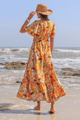 Trendy Bohemian Printed Casual Vacation Dress For Women image 1