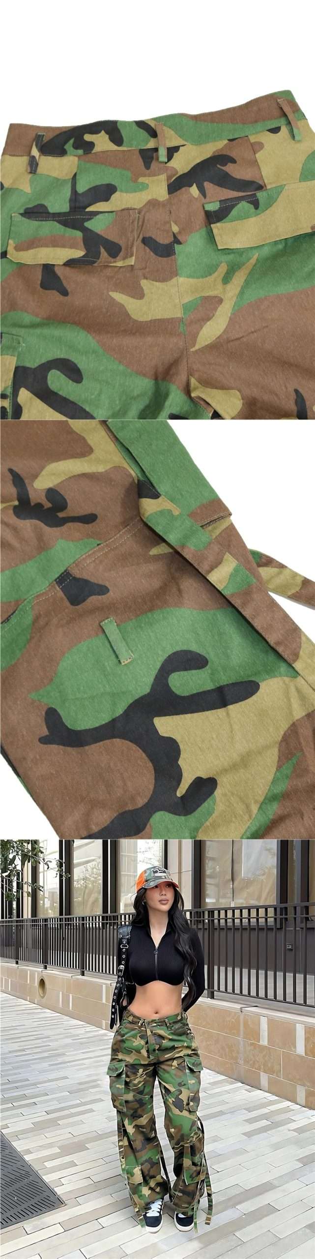 Classic Camouflage Cargo Pants image 3