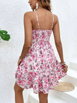Floral Smocked Sundress with Ruffle Hem image 2