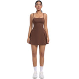 Seamless Brown Body Shaper Romper - M, Copper Tan Brown image