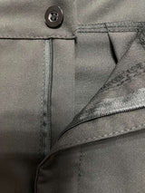 High waist loose pants with patchwork buttons image 6