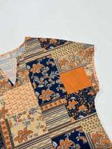 Bohemian Patchwork Floral Midi Dress image 4