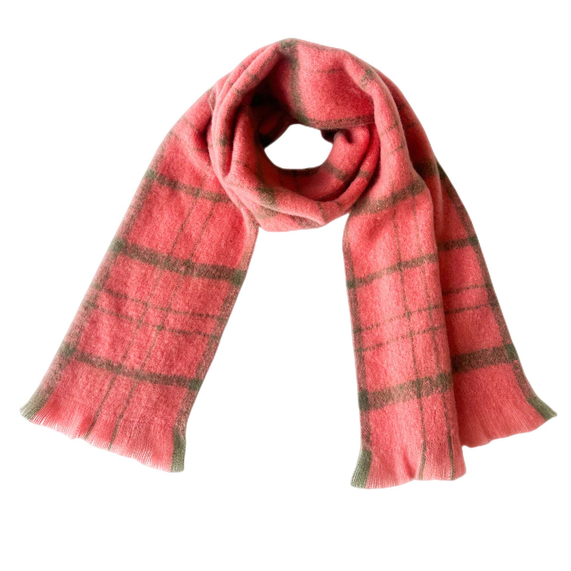 Thick ultra large soft and warm checkered scarf image 3