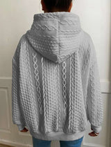 Cable Knit Hoodie image 2