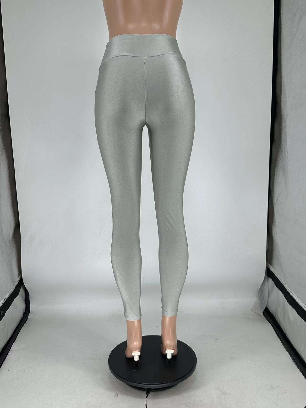 Wide Waist Leggings High Waisted image 4
