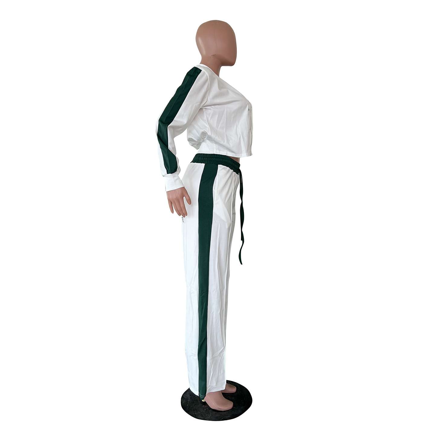 Tracksuit with White Stripe Accents image 6