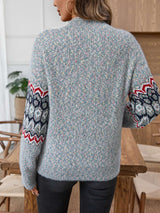 Cozy Fair Isle Pattern Sweater image 3