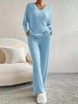 Cozy Ribbed Lounge Set image 0