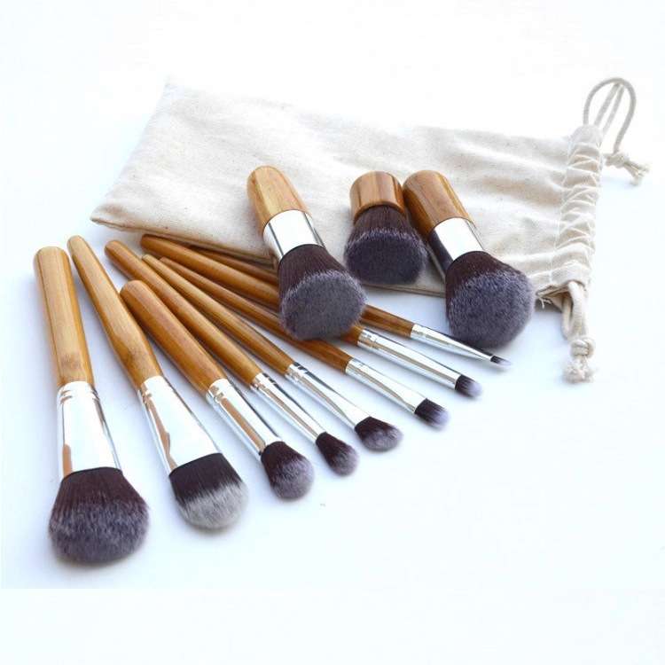 Bamboo Handle Makeup Brush Set image 3