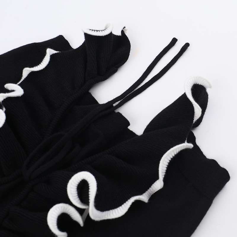 Lace-Up Long Sleeve Top Sweater Cardigan image 8