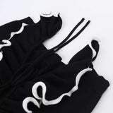 Lace-Up Long Sleeve Top Sweater Cardigan image 8