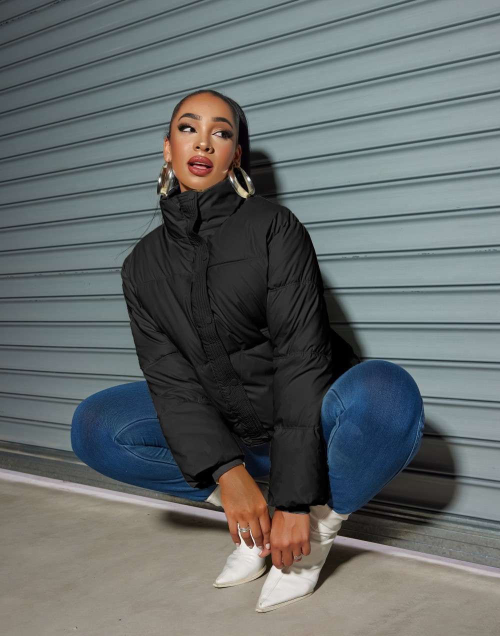 Short Padded Down Jacket image 1