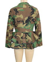 Camouflage Jacket with Zipper Details image 5