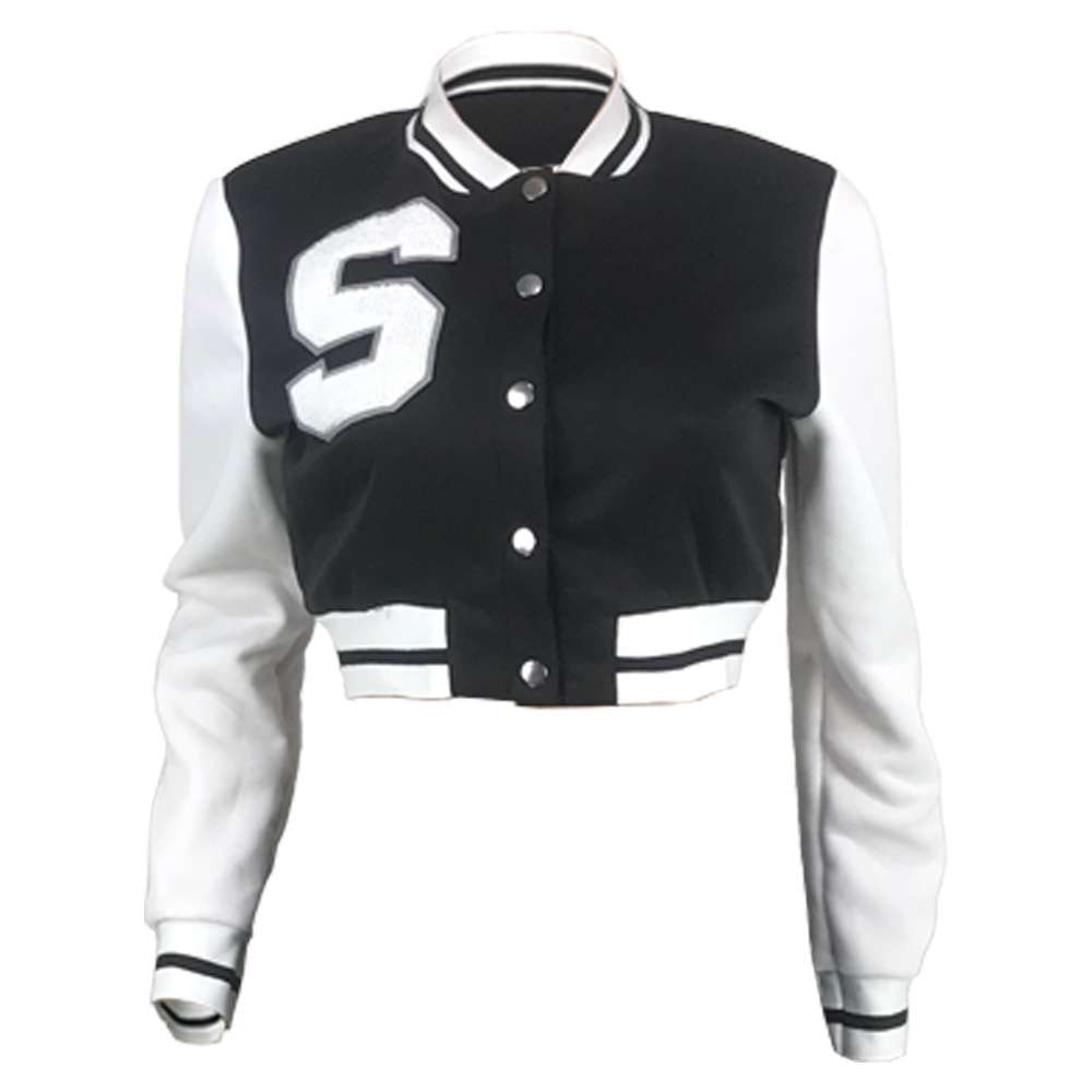 Varsity Vibes Cropped Jacket image 3