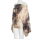 Leopard Print Off-Shoulder Jumpsuit image 4